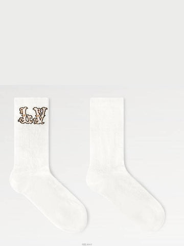 M7720L LV Ranch Lace Socks - LOUIS VUITTON - BALAAN 1