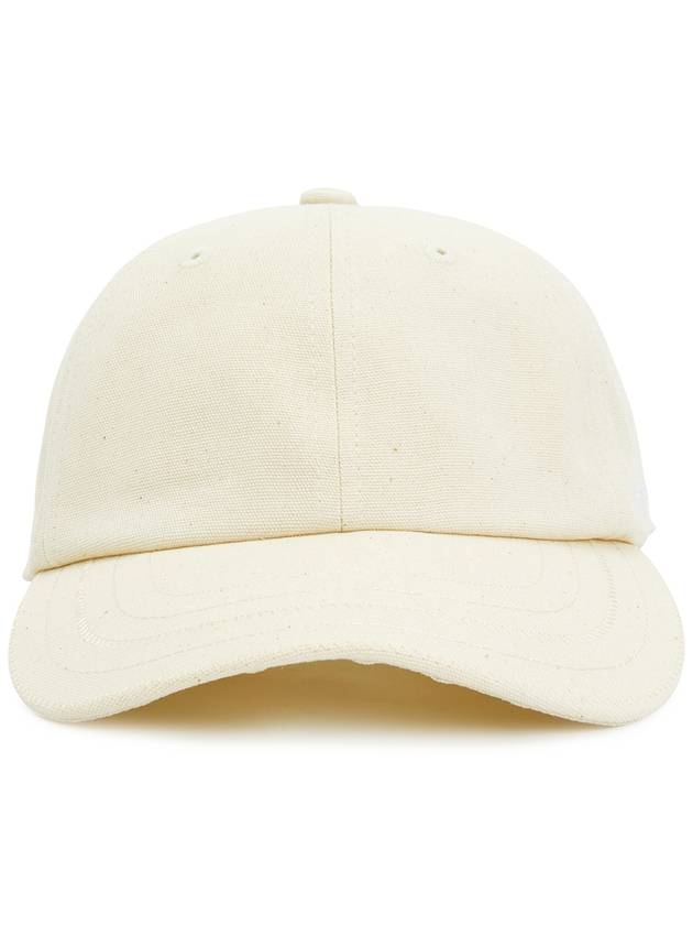 La Casquette Jacquemus Signature Ball Cap Ivory - JACQUEMUS - BALAAN 3