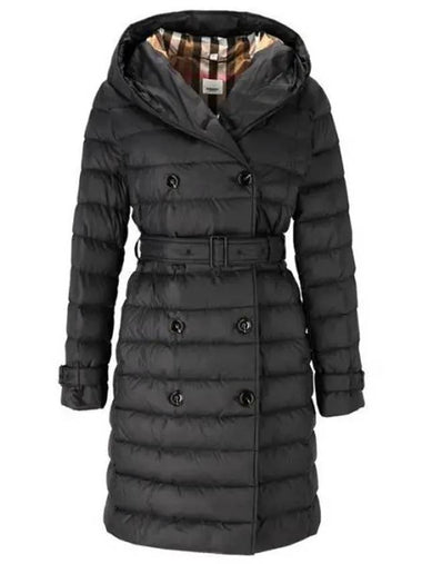 Wheatley Hooded Down Women s Long Padded Jumper 80911081 1207095 - BURBERRY - BALAAN 1