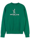 Racquet Club Crew Neck Sweatshirt RACQUET CLUB CREWNECK GRASS WHITE - SPORTY & RICH - BALAAN 1