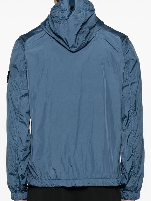 Garment Dyed Crinkle Reps R-Nylon Jacket Avio Blue - STONE ISLAND - BALAAN 5