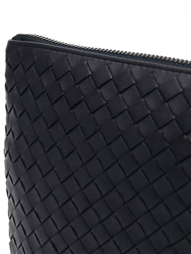 Intrecciato Leather Card Wallet Black - BOTTEGA VENETA - BALAAN 6