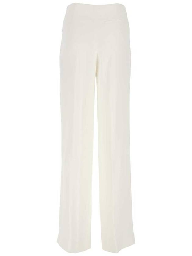 Women's High Waist Wide Pants White - STELLA MCCARTNEY - BALAAN 3