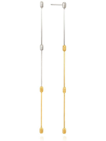 Moonlight Long Combi Earrings - CHAMBRILLER - BALAAN 1