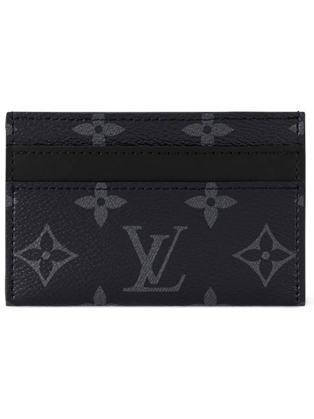 Monogram Eclipse Double Card Wallet Black - LOUIS VUITTON - BALAAN 2