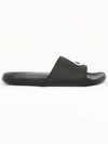 Logo Detail Open Toe Slippers Black - MOOSE KNUCKLES - BALAAN 3