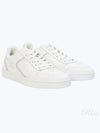 logo on leather low top sneakers white - CELINE - BALAAN 2