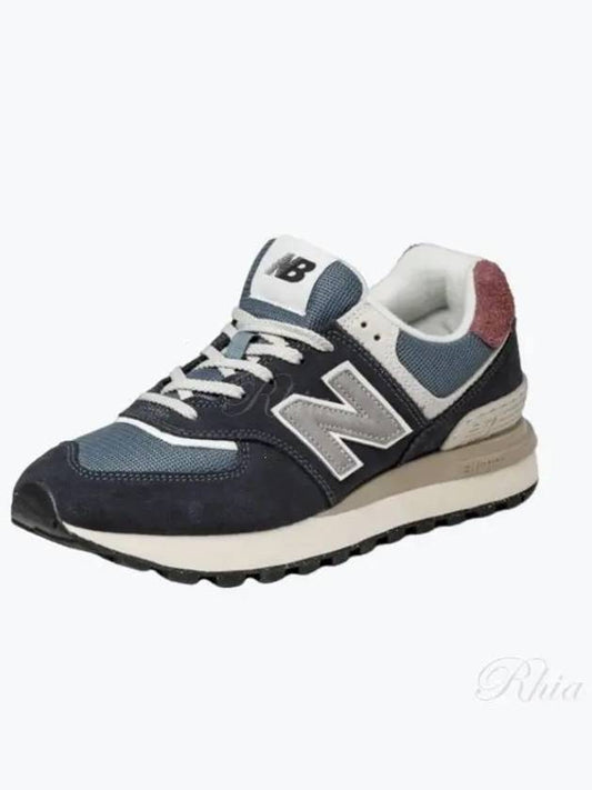 574 Legacy Low Top Sneakers Navy - NEW BALANCE - BALAAN 2