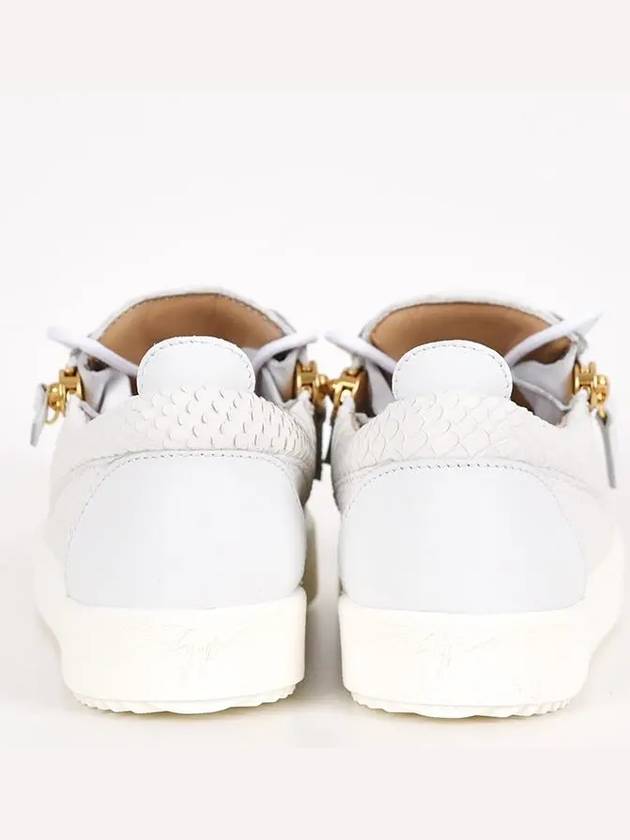 May London Python gold logo sneakers RW70001 - GIUSEPPE ZANOTTI - BALAAN 6