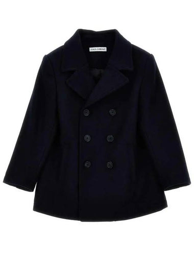 L42C22FUZCJB0065 Double Wool Coat Dolce Gabbana - DOLCE&GABBANA - BALAAN 1