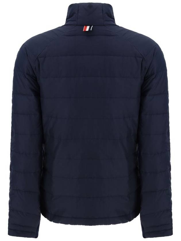 Ultra Light Tech Down 4 Bar Packable Purnel Neck Padding Navy - THOM BROWNE - BALAAN 3