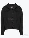 Cotton Crinkled Finish Jacket Black - LEMAIRE - BALAAN 2