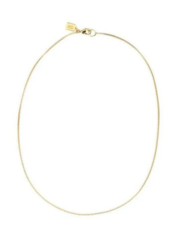 Box Chain 40CM Necklace Gold - CRYSTAL HAZE - BALAAN 1