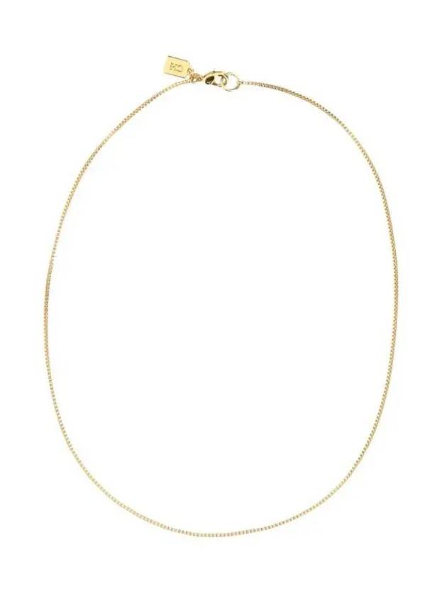 Box Chain 40CM Necklace Gold - CRYSTAL HAZE - BALAAN 1