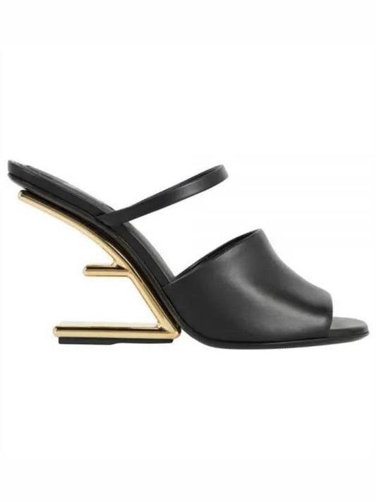first sandals heel gold black - FENDI - BALAAN 2