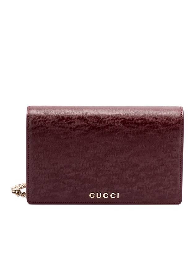 Script Chain Shoulder Bag Red - GUCCI - BALAAN 2