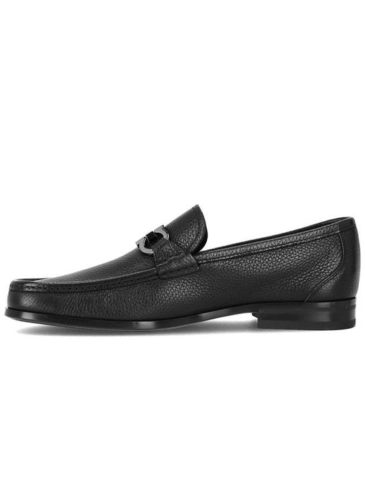 Gancini GRANDIOSO EE NERO 642848 Men s Loafer Shoes - SALVATORE FERRAGAMO - BALAAN 2