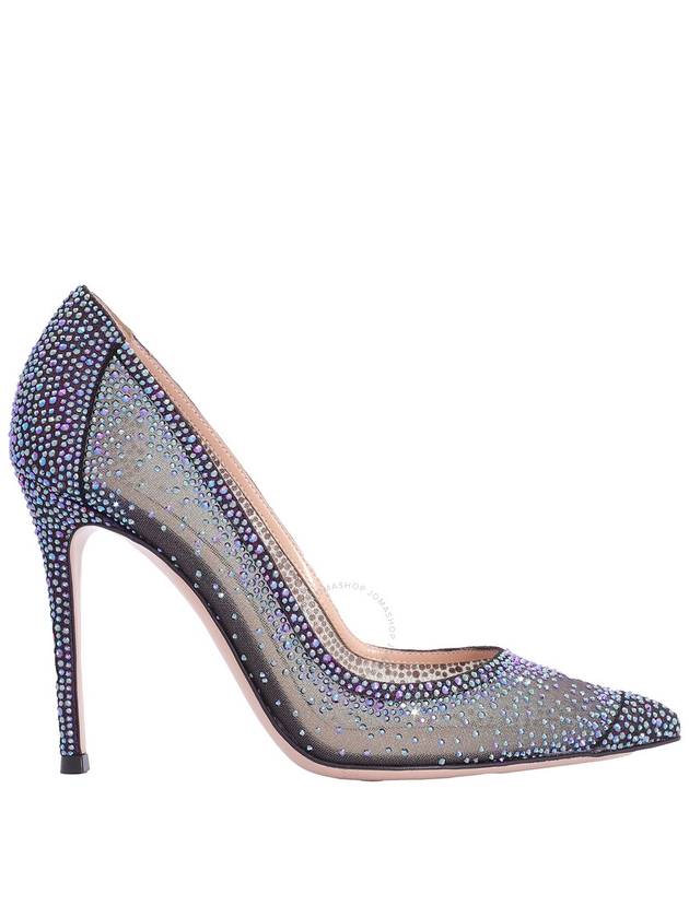 Gianvito Rossi Rania Crystal Mesh Pointed-Toe Pumps, Brand Size 38.5 ( US Size 8.5 ) - GIANVITO ROSSI - BALAAN 1