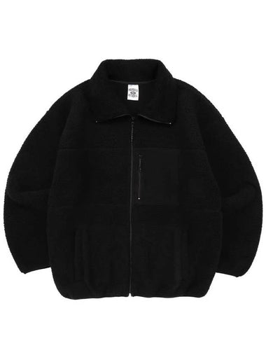 PG HIGH NECK BOA FLEECE JACKET BLACK - POLYGRAM - BALAAN 1