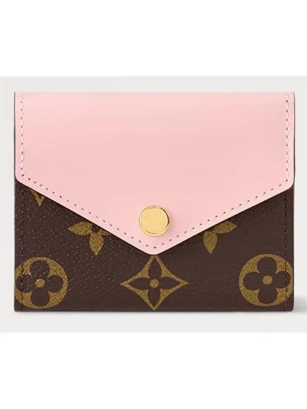 Zoe Monogram Flap Half Wallet Rose Ballerine - LOUIS VUITTON - BALAAN 2