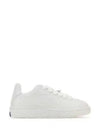 Leather Box Low-Top Sneakers White - BURBERRY - BALAAN 2