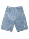 Denim Bermuda Shorts Blue - DIOR - BALAAN 2