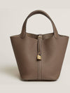 Picotin Lock 22 Tote Bag Etoupe - HERMES - BALAAN 2