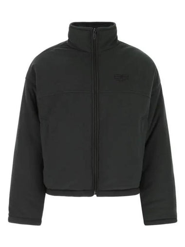 Men's BB Logo Reversible Zip-Up Jacket Black - BALENCIAGA - BALAAN 1