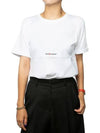 Rive Gauche Short Sleeve T-Shirt White - SAINT LAURENT - BALAAN 3