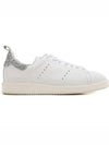 Men's Starter Glitter Tab Low Top Sneakers White - GOLDEN GOOSE - BALAAN 1