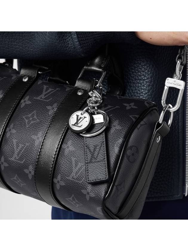 Neo LV Club Bag Charm Key Holder Black - LOUIS VUITTON - BALAAN.