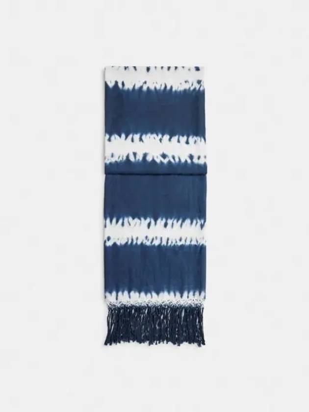 Classic Signature Tie Dye Print Beach Towel Denim - COACH - BALAAN 1