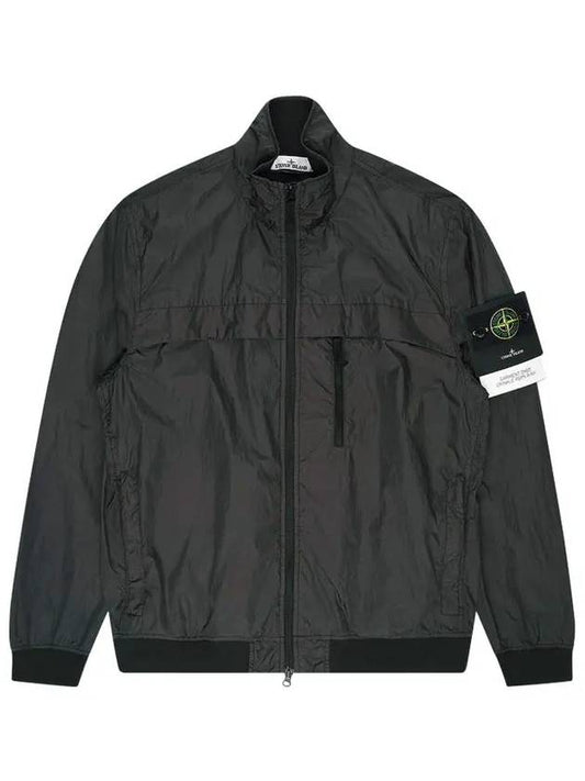 Compass Badge Pleated Windbreaker Grey - STONE ISLAND - BALAAN 2