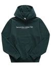 Athletic Club Logo Cotton Hoodie Dark Green - SPORTY & RICH - BALAAN 1