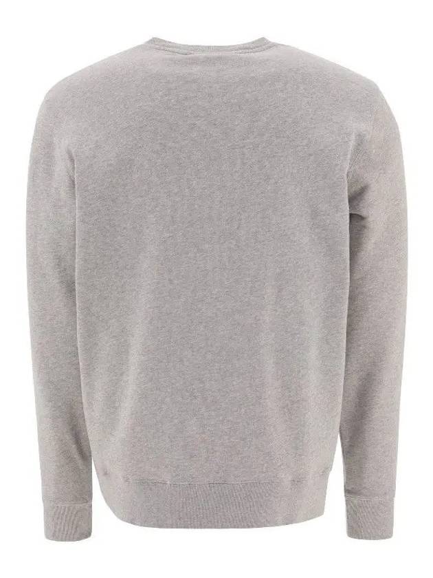 Fox Head Patch Regular Sweatshirt Light Grey Melange - MAISON KITSUNE - BALAAN 3