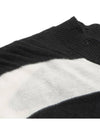 Junya Watanabe COMME DES CARCON Black & White Distressed Pullover - COMME DES GARCONS - BALAAN 6