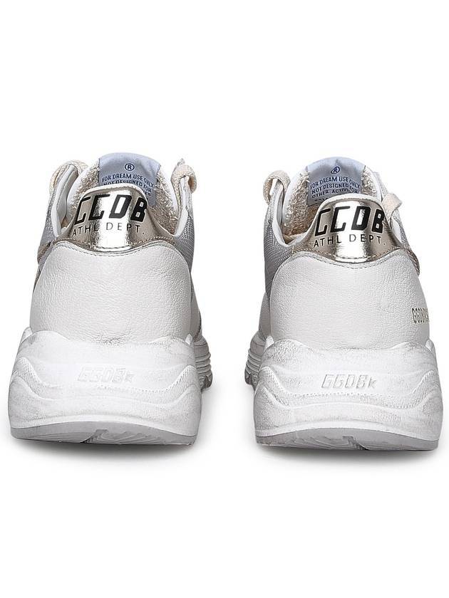 Running Sole Low Top Sneakers White Silver - GOLDEN GOOSE - BALAAN 4