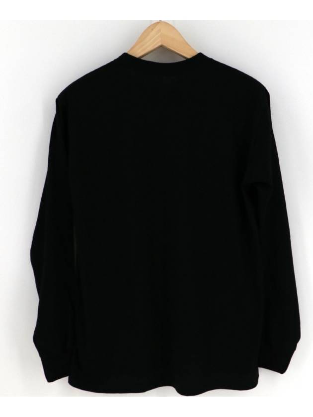 SPMRGOSN Unisex Basic Plain Round Long Sleeve Tee Black - SUPENER - BALAAN 3