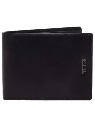 Nassau Double Billfold Bicycle Wallet Black Smooth - TUMI - BALAAN 1