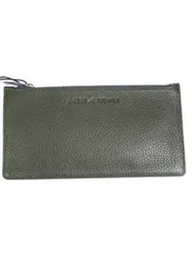 Logo Small Clutch Bag Green - DOLCE&GABBANA - BALAAN 1