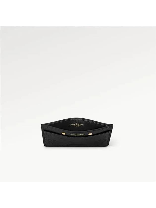 Monogram Empreinte Card Wallet Black - LOUIS VUITTON - BALAAN 4