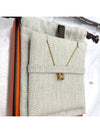 Mini Pop Ache Necklace Yellow Gold Marron Glasse H147992F - HERMES - BALAAN 6