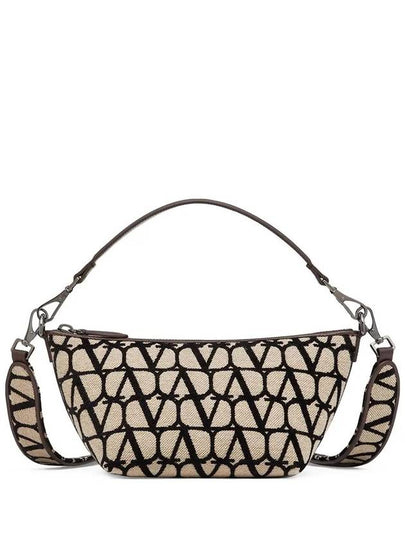 Iconographe Cotton Shoulder Bag Beige - VALENTINO - BALAAN 2