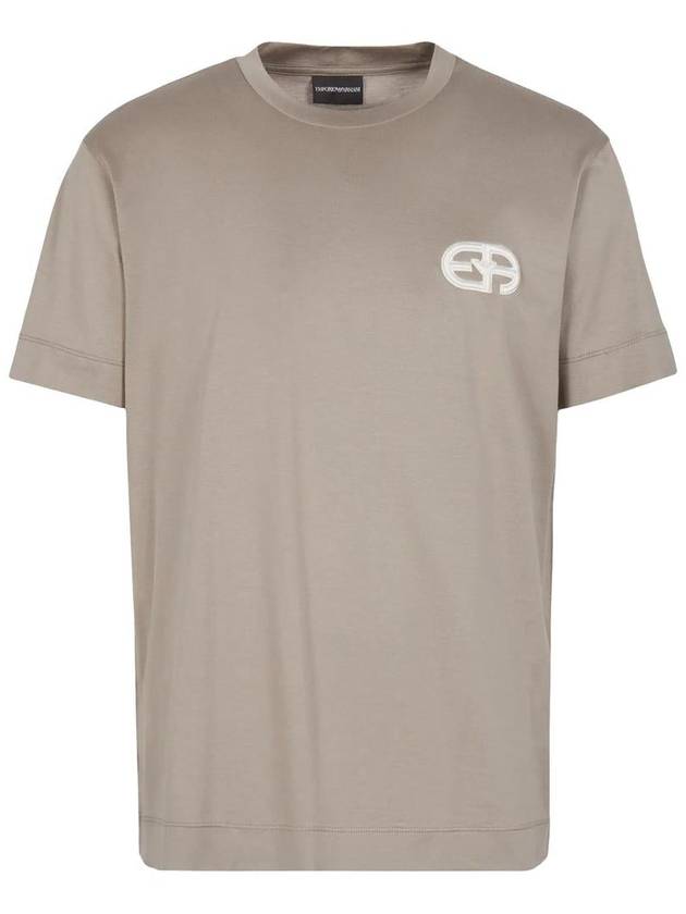 Short Sleeve T-Shirt 8N1TF51JUVZ 0643 Dove Gray - EMPORIO ARMANI - BALAAN 2