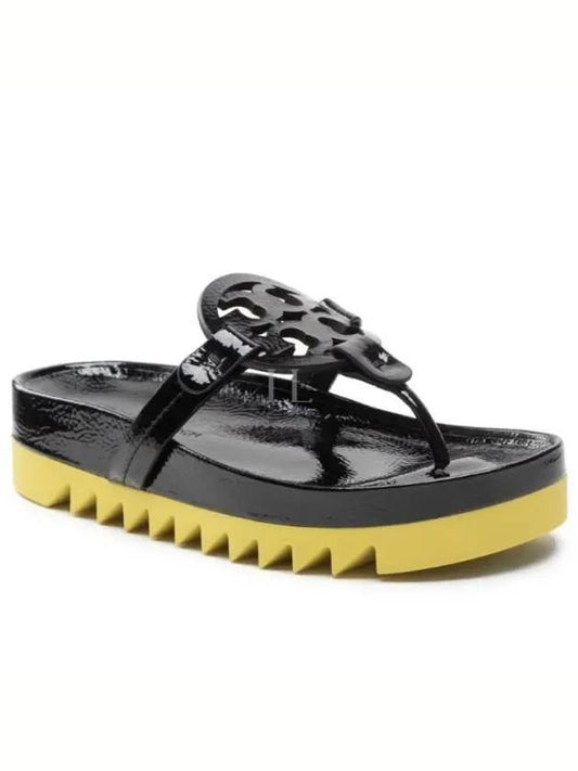 Miller Cloud Rug Flip Flops Black - TORY BURCH - BALAAN 2