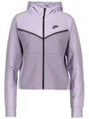 Tech Fleece Windrunner Zip-Up Hoodie Purple - NIKE - BALAAN 2