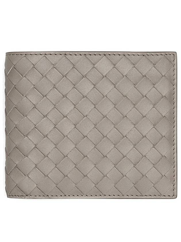 Intrecciato Weaving Half Wallet Sand Beige - BOTTEGA VENETA - BALAAN 1