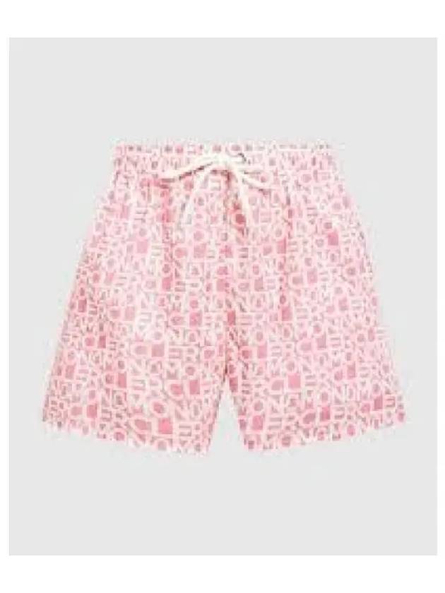 Printed Shorts Pants Pink 2B00014596S8F40 963419 - MONCLER - BALAAN 1