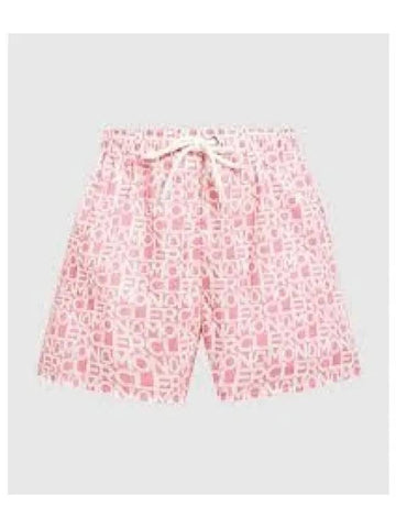 Printed Shorts Pants Pink 2B00014596S8F40 963419 - MONCLER - BALAAN 1