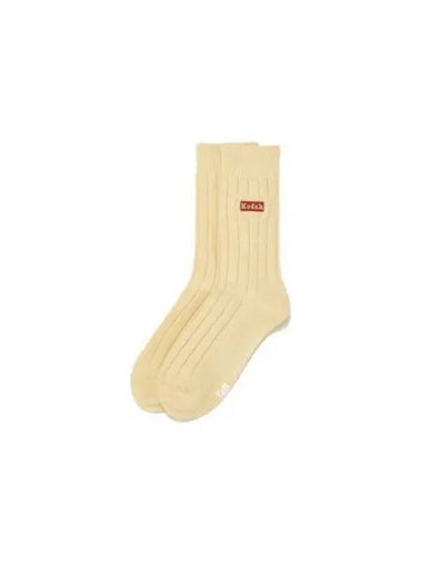 KODAK Apparel Logo Wool Socks IVORY - KODO - BALAAN 1